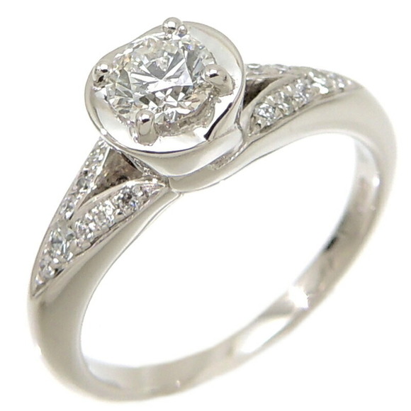 BVLGARI Platinum Diamond Ring - Picture 1 of 10